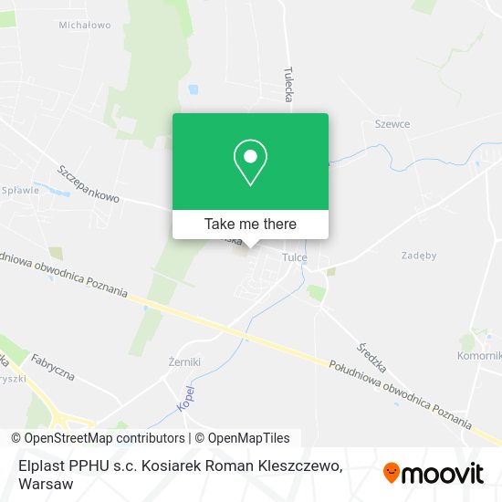 Elplast PPHU s.c. Kosiarek Roman Kleszczewo map