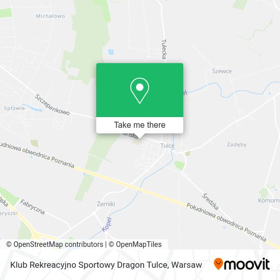 Klub Rekreacyjno Sportowy Dragon Tulce map