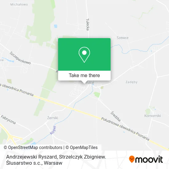 Карта Andrzejewski Ryszard, Strzelczyk Zbigniew. Ślusarstwo s.c.