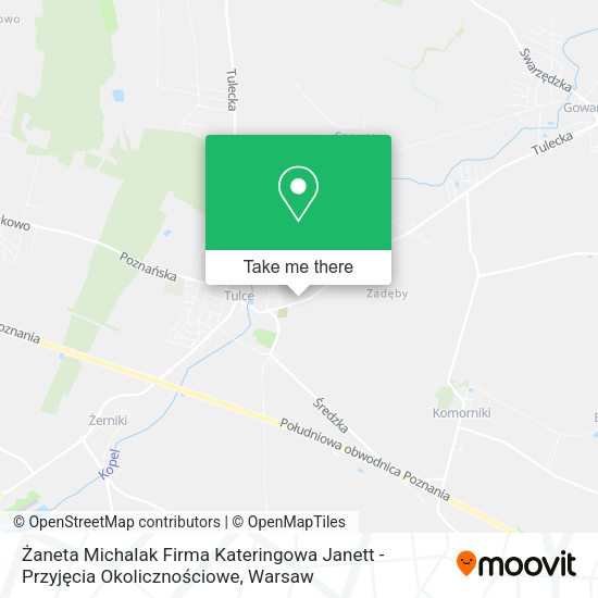 Żaneta Michalak Firma Kateringowa Janett - Przyjęcia Okolicznościowe map