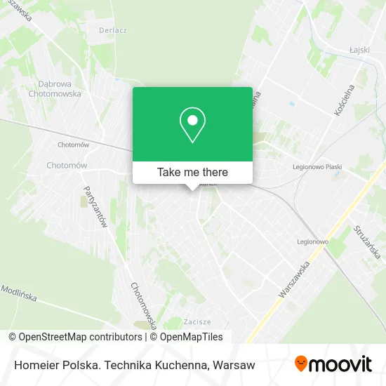 Карта Homeier Polska. Technika Kuchenna