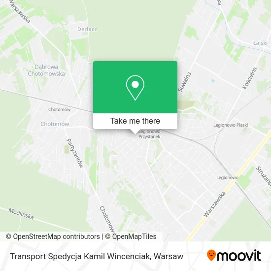 Карта Transport Spedycja Kamil Wincenciak