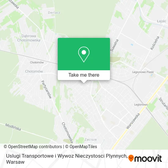 Uslugi Transportowe i Wywoz Nieczystosci Plynnych map