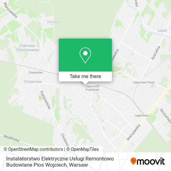 Instalatorstwo Elektryczne Usługi Remontowo Budowlane Pios Wojciech map