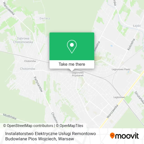 Instalatorstwo Elektryczne Usługi Remontowo Budowlane Pios Wojciech map