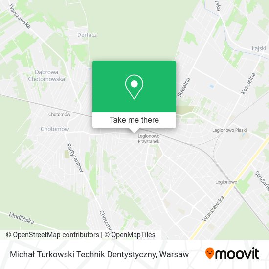 Michał Turkowski Technik Dentystyczny map