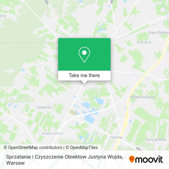 Sprzatanie i Czyszczenie Obiektow Justyna Wojda map