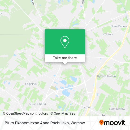 Biuro Ekonomiczne Anna Pachulska map