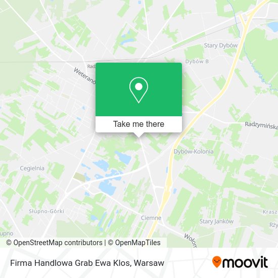 Firma Handlowa Grab Ewa Klos map