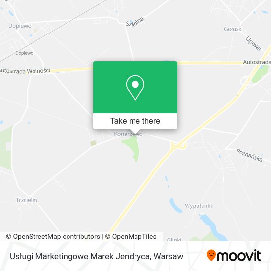 Usługi Marketingowe Marek Jendryca map