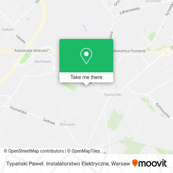 Typański Paweł. Instalatorstwo Elektryczne map