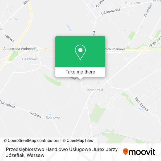 Przedsiębiorstwo Handlowo Usługowe Jurex Jerzy Józefiak map