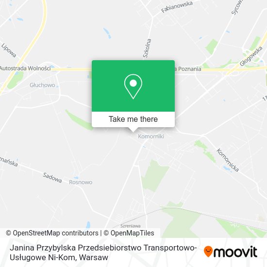 Janina Przybylska Przedsiebiorstwo Transportowo-Usługowe Ni-Kom map