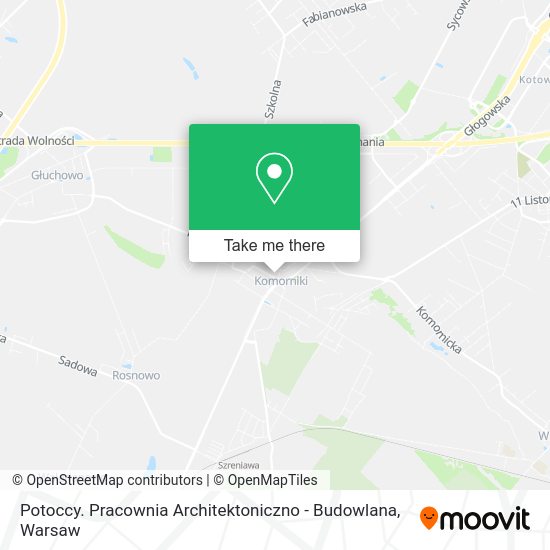 Potoccy. Pracownia Architektoniczno - Budowlana map