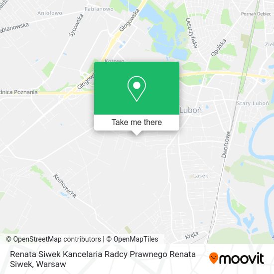 Renata Siwek Kancelaria Radcy Prawnego Renata Siwek map