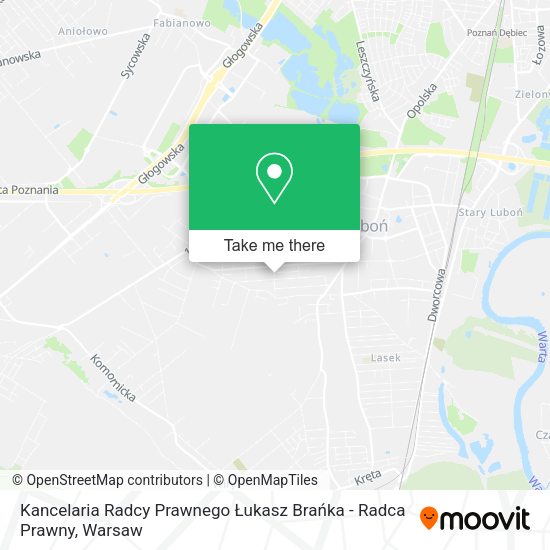 Kancelaria Radcy Prawnego Łukasz Brańka - Radca Prawny map