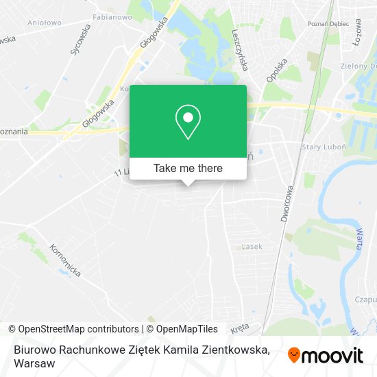 Biurowo Rachunkowe Ziętek Kamila Zientkowska map