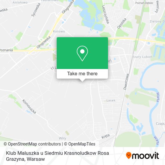 Klub Maluszka u Siedmiu Krasnoludkow Rosa Grazyna map