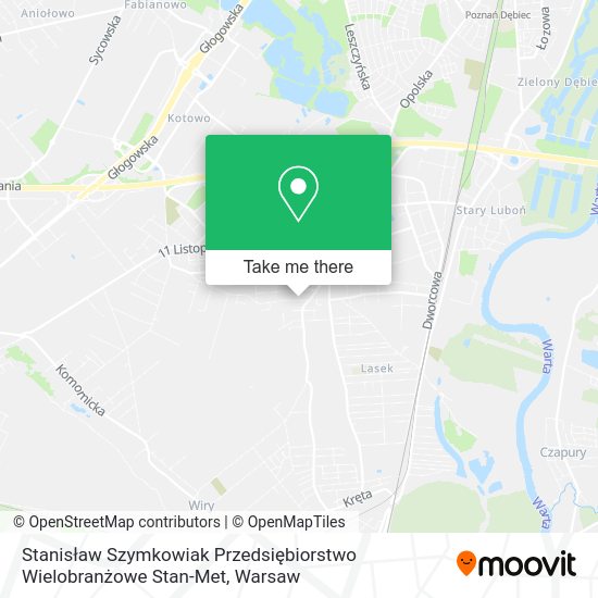 Stanisław Szymkowiak Przedsiębiorstwo Wielobranżowe Stan-Met map