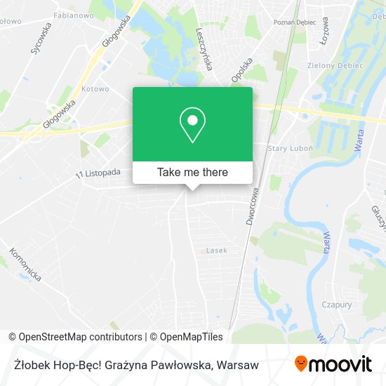 Żłobek Hop-Bęc! Grażyna Pawłowska map