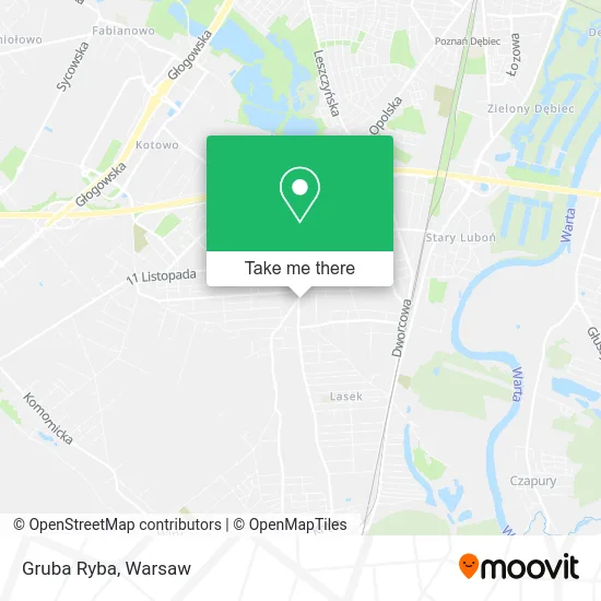 Карта Gruba Ryba
