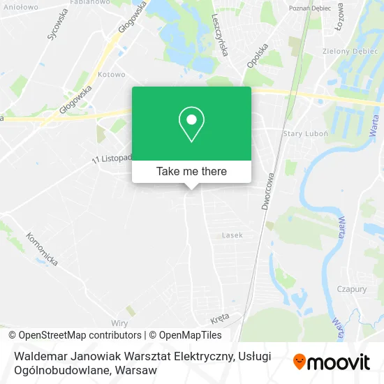 Waldemar Janowiak Warsztat Elektryczny, Usługi Ogólnobudowlane map