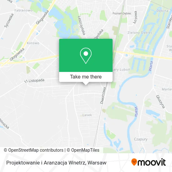 Карта Projektowanie i Aranzacja Wnetrz