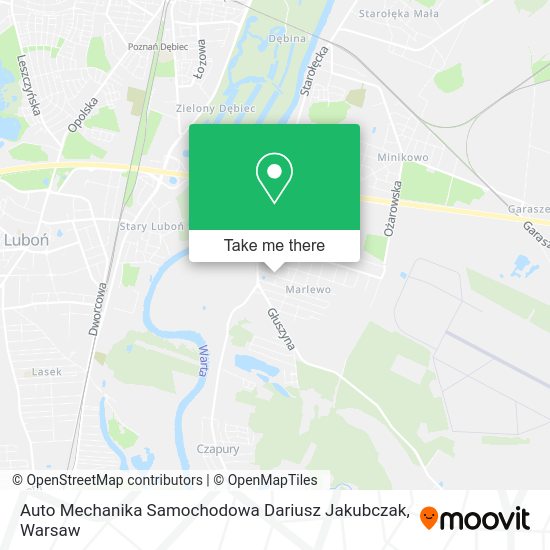 Auto Mechanika Samochodowa Dariusz Jakubczak map