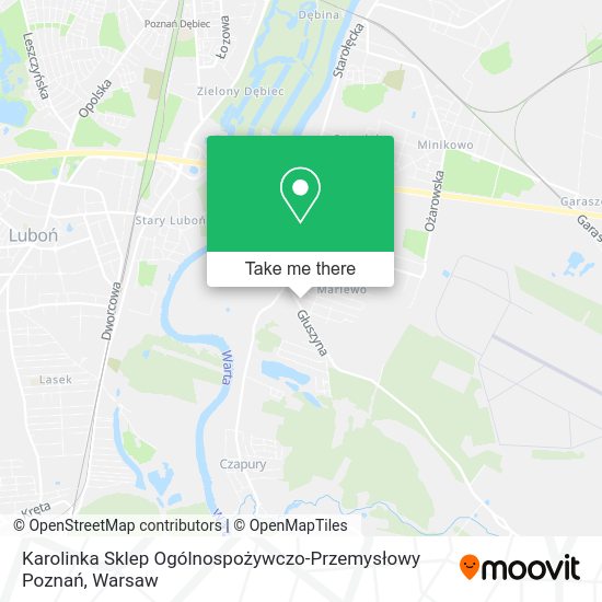 Karolinka Sklep Ogólnospożywczo-Przemysłowy Poznań map