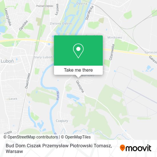 Bud Dom Ciszak Przemysław Piotrowski Tomasz map