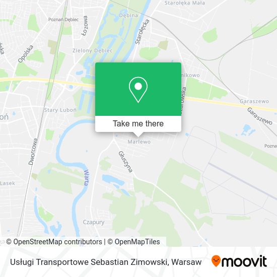 Usługi Transportowe Sebastian Zimowski map