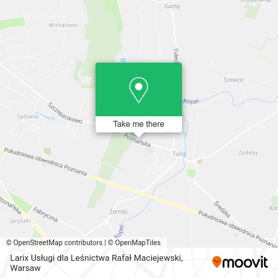 Larix Usługi dla Leśnictwa Rafał Maciejewski map