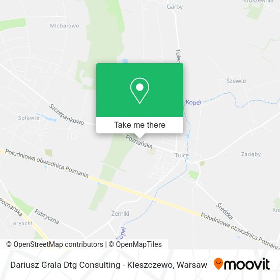 Dariusz Grala Dtg Consulting - Kleszczewo map