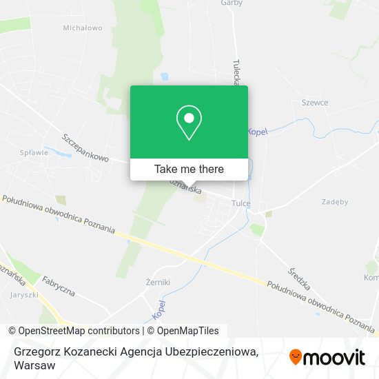 Grzegorz Kozanecki Agencja Ubezpieczeniowa map