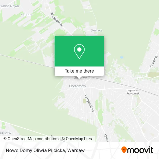 Nowe Domy Oliwia Pilcicka map