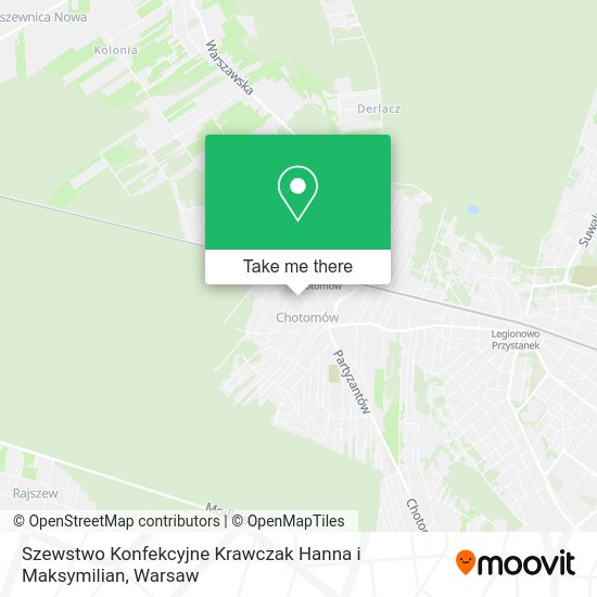 Szewstwo Konfekcyjne Krawczak Hanna i Maksymilian map