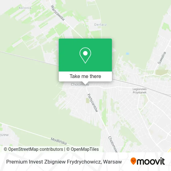 Карта Premium Invest Zbigniew Frydrychowicz