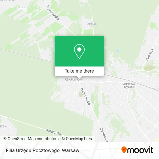 Filia Urzędu Pocztowego map