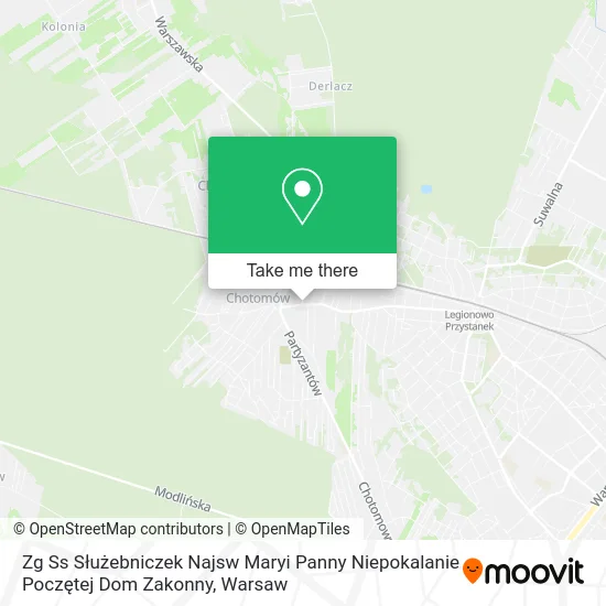 Zg Ss Służebniczek Najsw Maryi Panny Niepokalanie Poczętej Dom Zakonny map