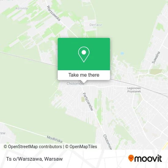 Ts o/Warszawa map