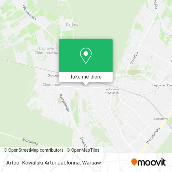 Artpol Kowalski Artur Jabłonna map