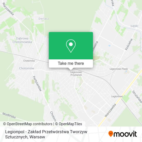 Legionpol - Zakład Przetwórstwa Tworzyw Sztucznych map