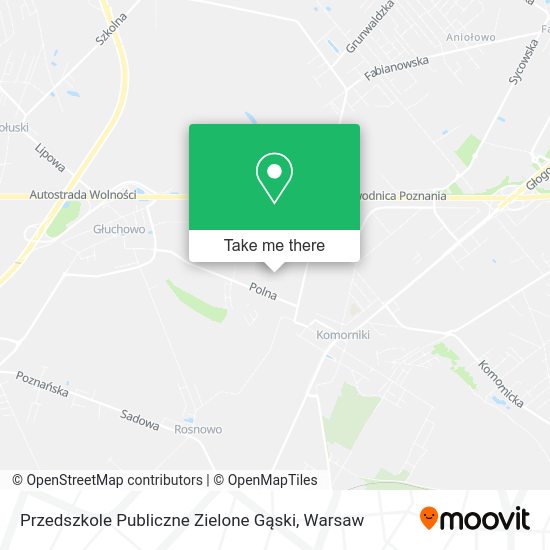 Przedszkole Publiczne Zielone Gąski map