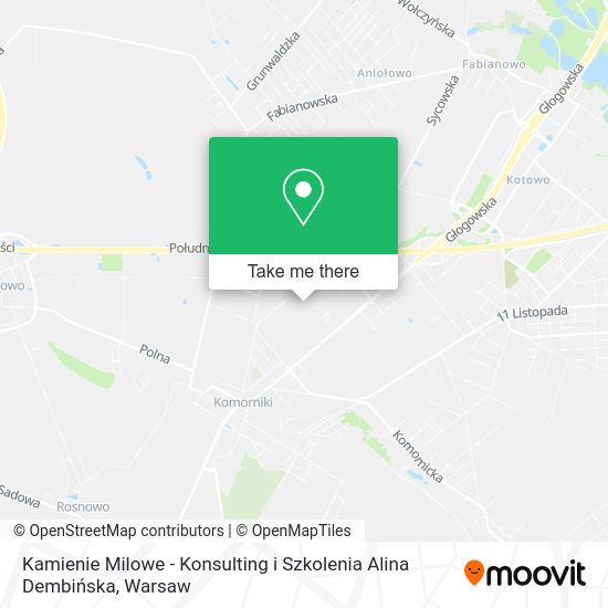 Kamienie Milowe - Konsulting i Szkolenia Alina Dembińska map