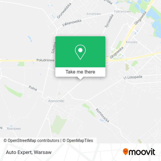 Auto Expert map