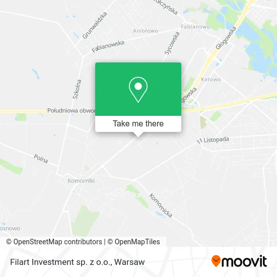 Карта Filart Investment sp. z o.o.