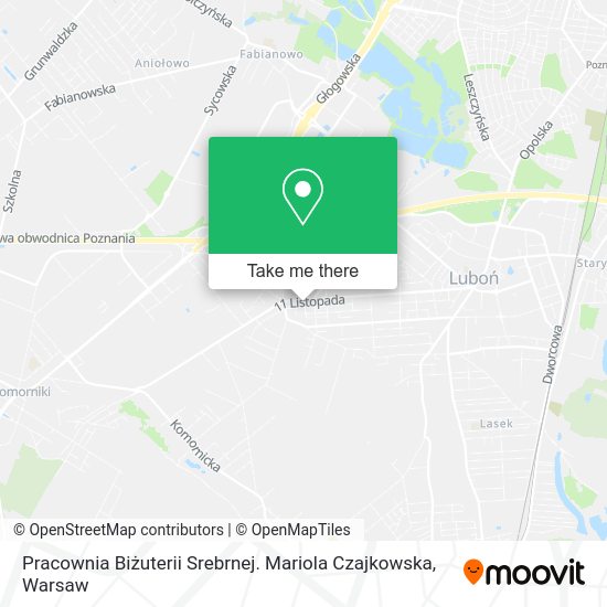 Pracownia Biżuterii Srebrnej. Mariola Czajkowska map