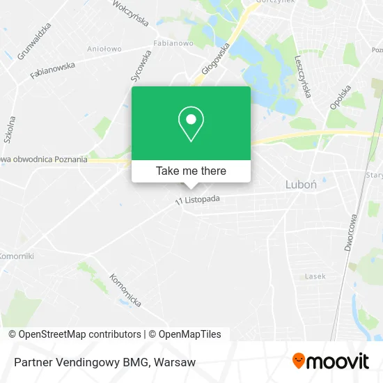 Карта Partner Vendingowy BMG
