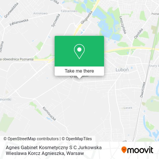 Agnes Gabinet Kosmetyczny S C Jurkowska Wieslawa Korcz Agnieszka map