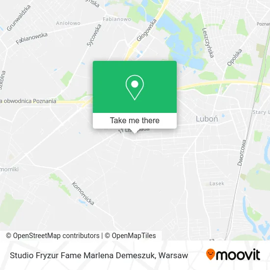 Studio Fryzur Fame Marlena Demeszuk map